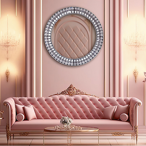 BOHEMIAN CRYSTAL MIRROR