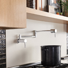 Contemporary wall Mount Potfiller 壁出し屈曲式単水栓