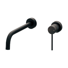 壁出し式 シングルレバー洗面混合栓