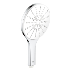 SMARTACTIVE ハンドシャワー 150ラウンド (クロム×ムーンホワイト)