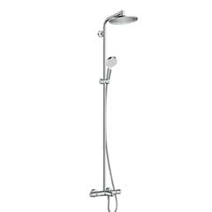 Crometta S シャワーパイプ 240 1ジェット スパウト付