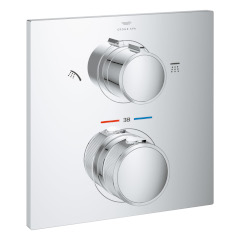 GROHE SPA ALLURE サーモスタットシャワー2方切替埋込混合栓