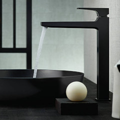 Metropol シングルレバー洗面混合水栓 260 ベッセルタイプ (ポップアップ引棒無)