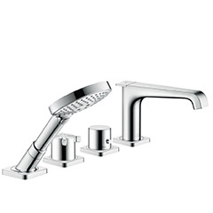 AXOR CITTERIO E  4ホールリム付式サーモスタット混合水栓(化粧部+埋込部セット)