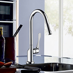 AXOR CITTERIO シングルレバー引出式キッチンシャワー混合水栓240