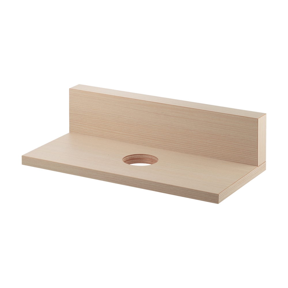 手洗カウンター550mm (ライトウッド)