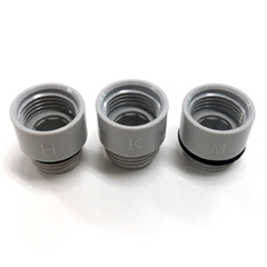 共通部品シャワーホースアダプターグレー3種類