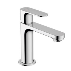 Rebris S シングルレバー洗面混合水栓 110 クールスタート(ポップアップ引棒有)