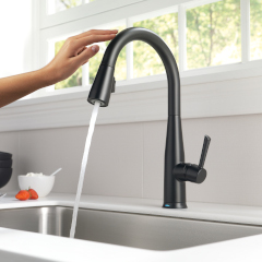 Essa Touch タッチ水栓 シングルレバーキッチン混合水栓(ホース引出しタイプ)