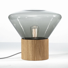 Muffins M テーブルライト (スモークグレイ/アメリカンウォルナット)