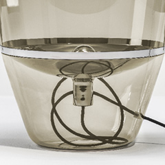 Balloons S スタンディングライト (スモークブラウン/クローム)