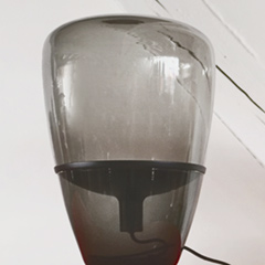 Balloons S スタンディングライト (スモークグレイ/クローム)