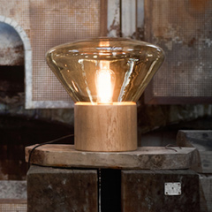 Muffins S テーブルライト (スモークブラウン/ヨーロピアンオーク)