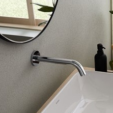 壁付自動水栓Lサイズ+単水栓機能部セット