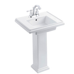 【数量限定品】トレシャムペデスタル4+ケルストン　4インチセット+Pトラップ+壁用止水栓