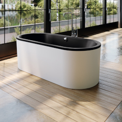 Classic Duo Oval free-standing 鋼板ホーローバスタブ(フリースタンディング) 1700サイズ