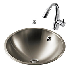 ステンレスベイスン 洗面器420mm