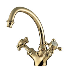 Eloise 2ハンドル洗面混合栓(引棒有り)