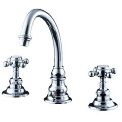 Eloise 2ハンドル洗面混合栓 (引棒有り)