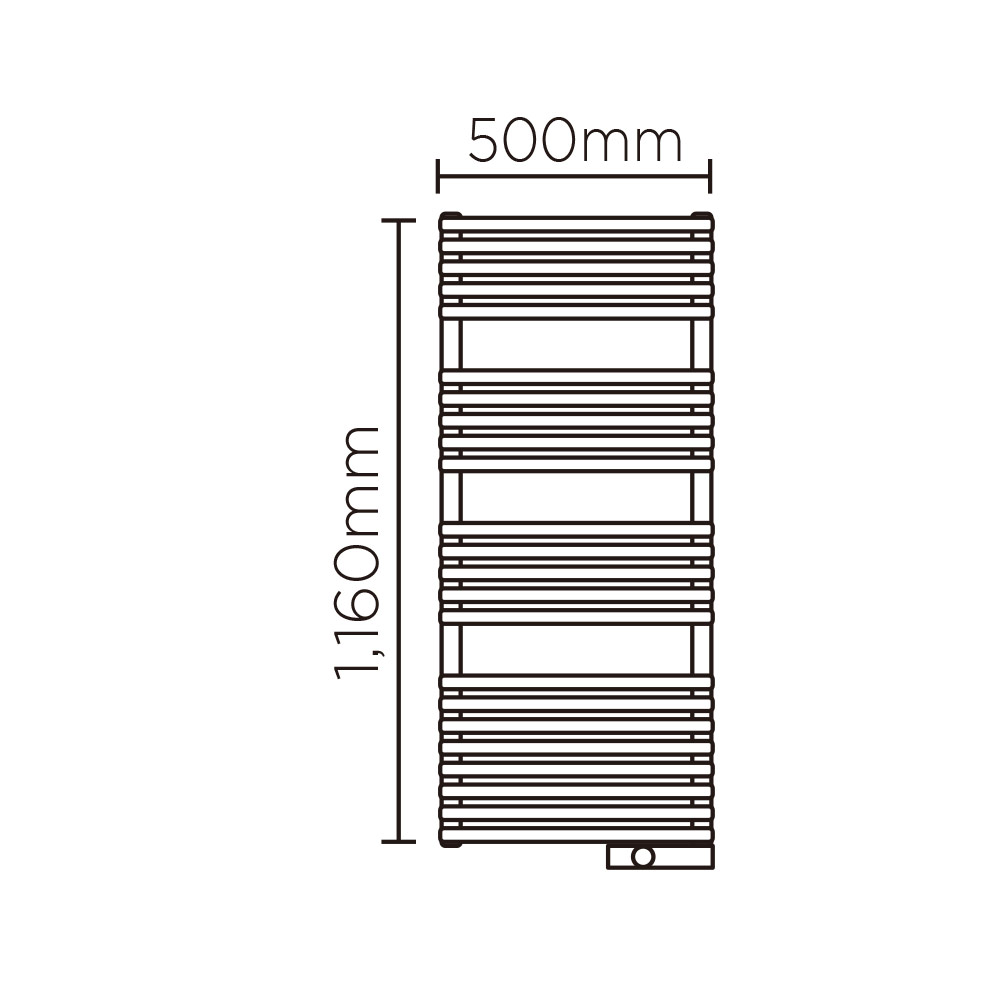 TSN(高さ:1160mm 幅:500mm スイッチボックス右 P112 )グレーマット8