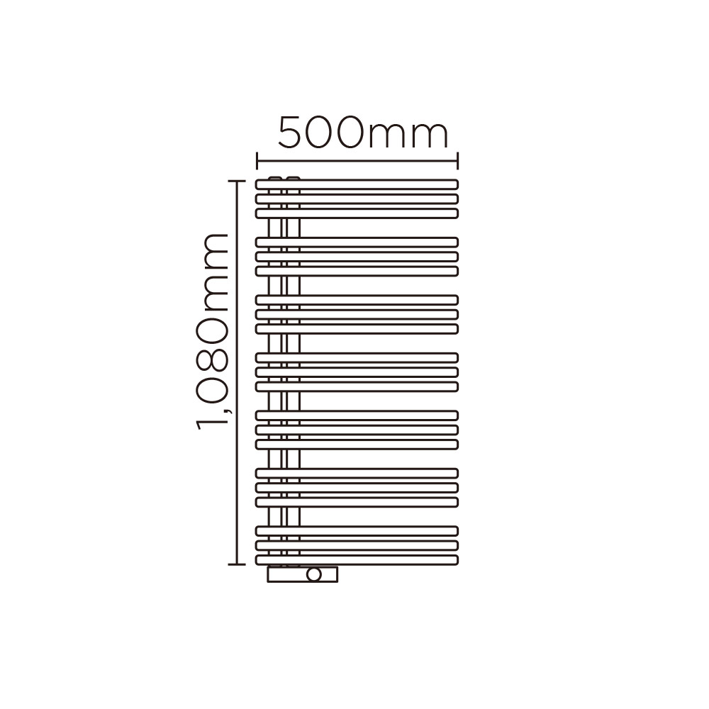 YAE(高さ:1080mm 幅:500mm 右開き P102 )アースブラウン