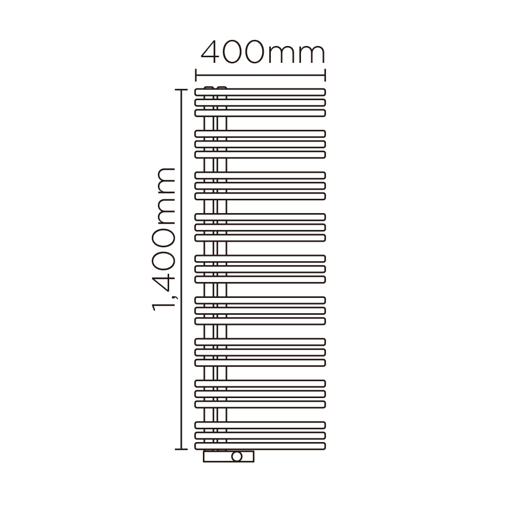 YAE(高さ:1400mm 幅:400mm 右開き P045 )ブラックマット