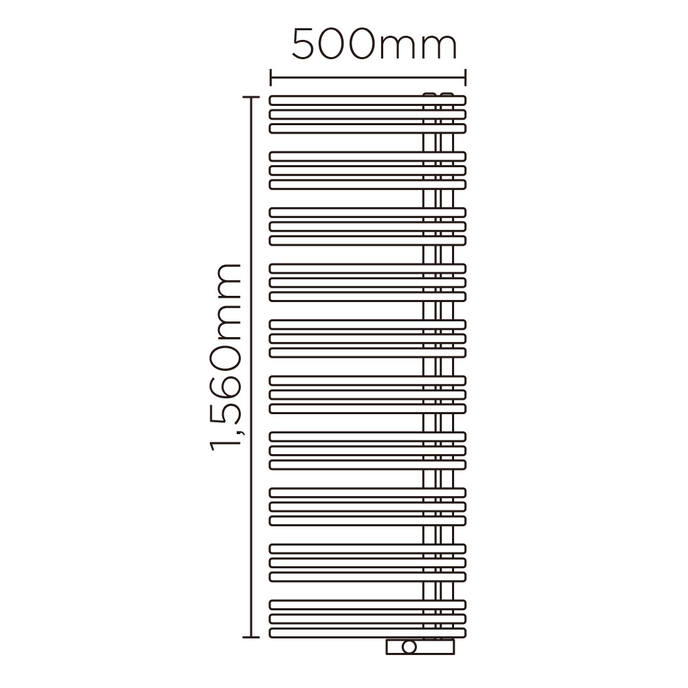 YAE(高さ:1560mm 幅:500mm 左開き P045 )ブラックマット