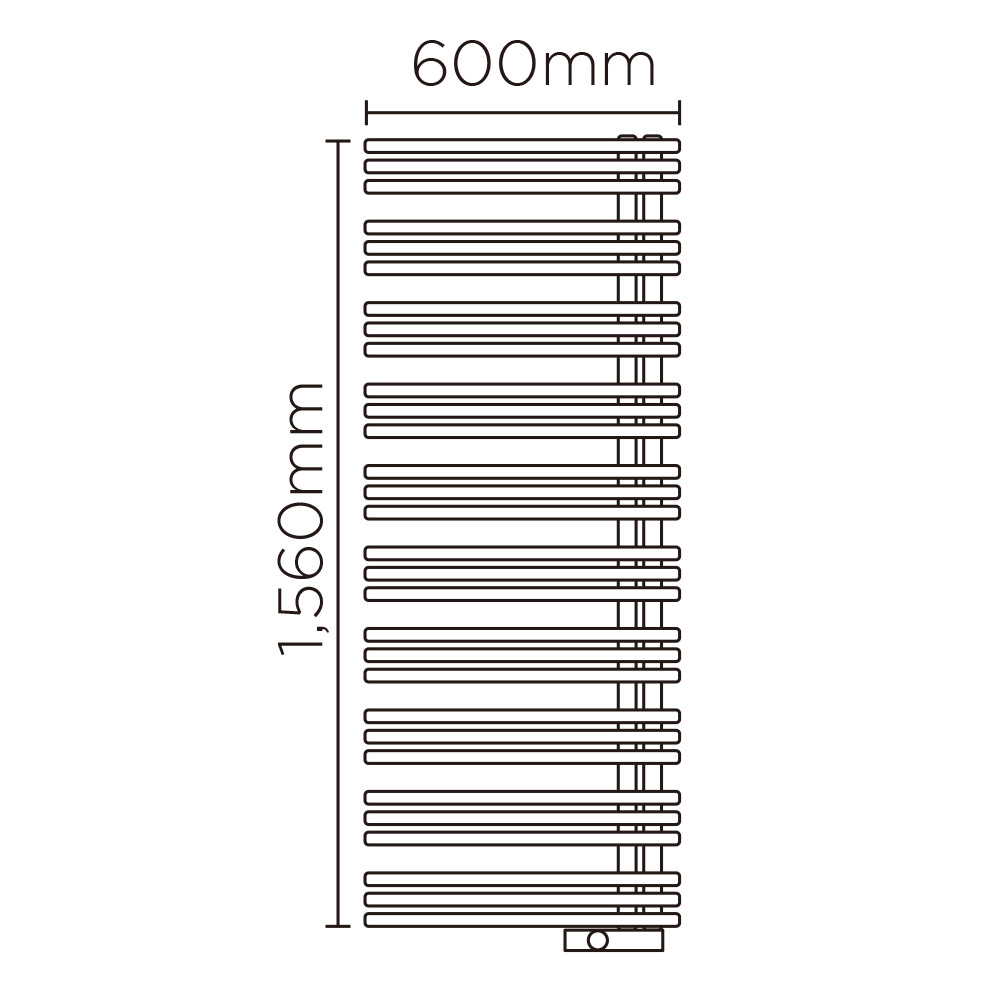 YAE(高さ:1560mm 幅:600mm 左開き P045 )ブラックマット