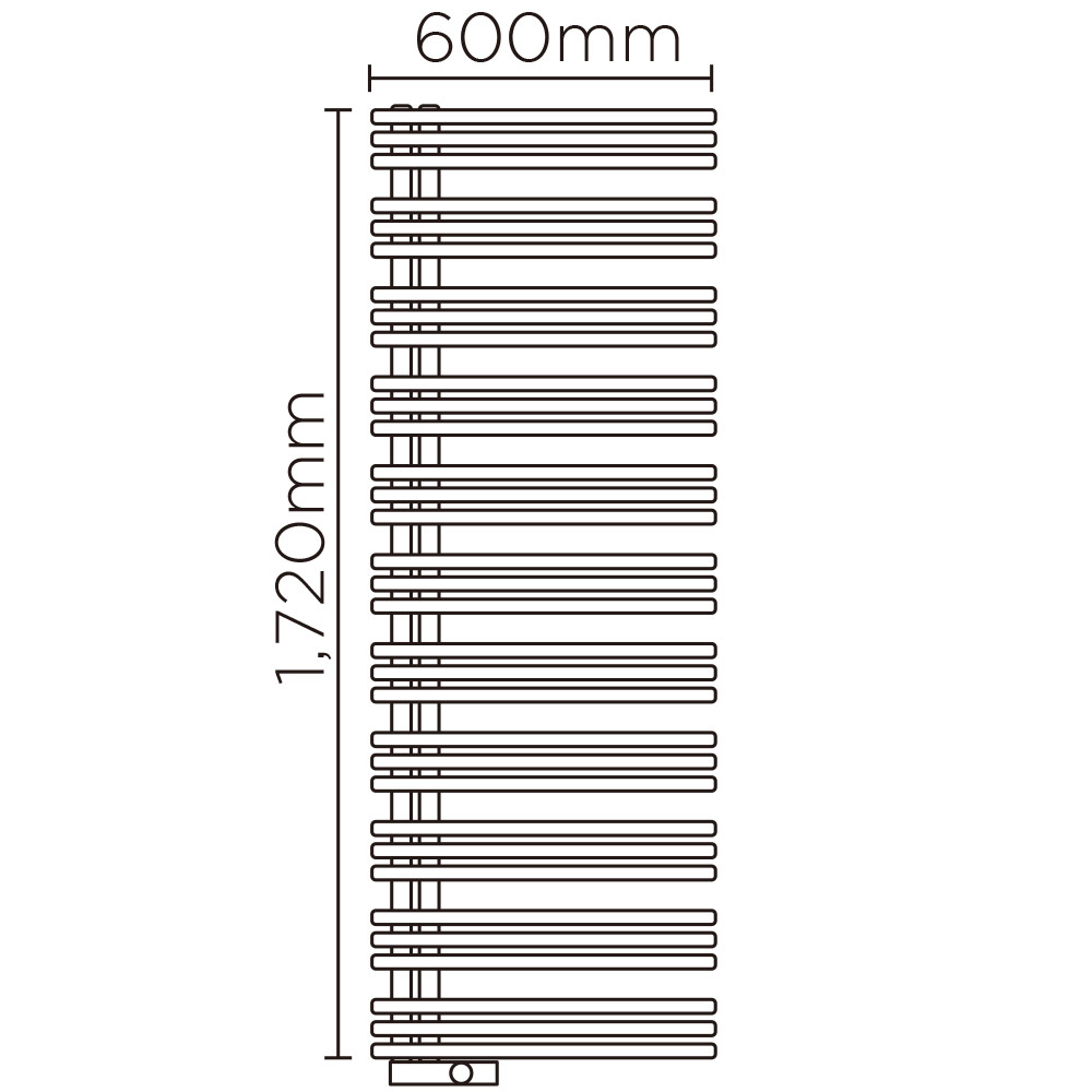 YAE(高さ:1720mm 幅:600mm 右開き P045 )ブラックマット