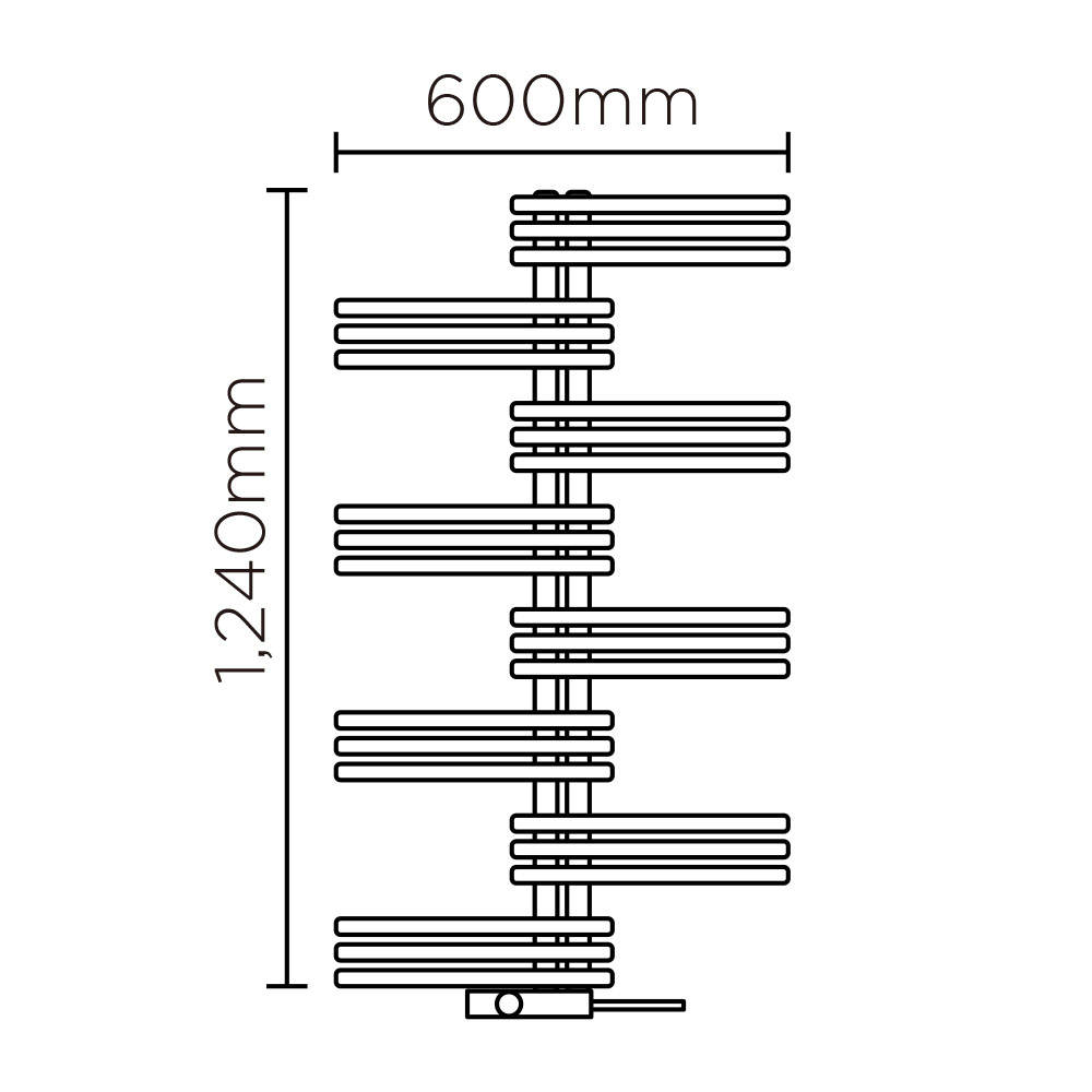YSE(高さ:1240mm 幅:600mm コード出口　右 P112 )グレーマット8