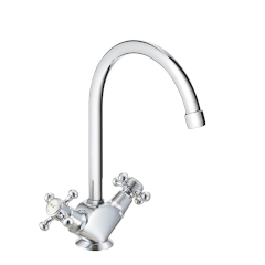 COSTA 2ハンドルキッチン混合栓(クロスハンドル) 寒冷地仕様