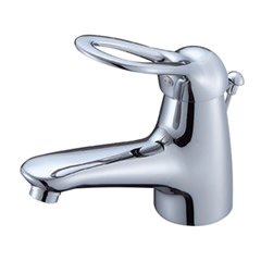 Kiwitap シングルレバー洗面混合栓 (引棒有り)