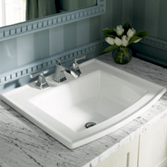 ARCHER オーバーカウンター洗面器575mm (1穴タイプ)