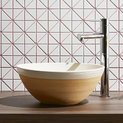 KAMANOTSUBO from俊彦窯 置き型手洗鉢320mm