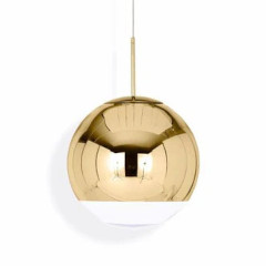 MIRROR BALL 40 PENDANT LED GOLD