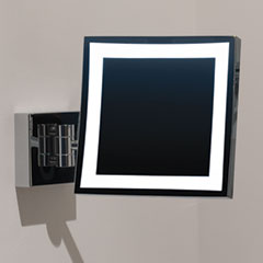 Cosmetic Mirror LED拡大鏡203mm スクエアタイプ