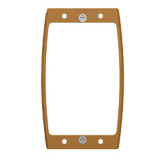 ブラケット PXP-BJ型 1連タイプ ブラウン