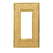 スイッチ/コンセントプレート デコーゴールド/ブライト ゴールド