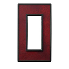 スイッチ/コンセントプレートボルドーカーフ