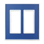 スイッチ/コンセントプレート アクセントブルー