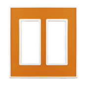 スイッチ/コンセントプレート アクセントオレンジ
