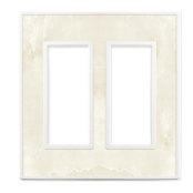 スイッチ/コンセントプレート 石目調ホワイト