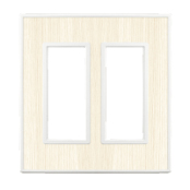 スイッチ/コンセントプレート ホワイトオーク
