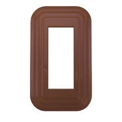 スイッチ/コンセントプレートブラウン
