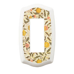 スイッチ/コンセントプレートホワイト/フルーツ