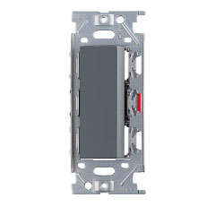 埋込シングルスイッチ　ソリッドグレー
