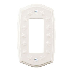 スイッチ/コンセントプレートホワイト