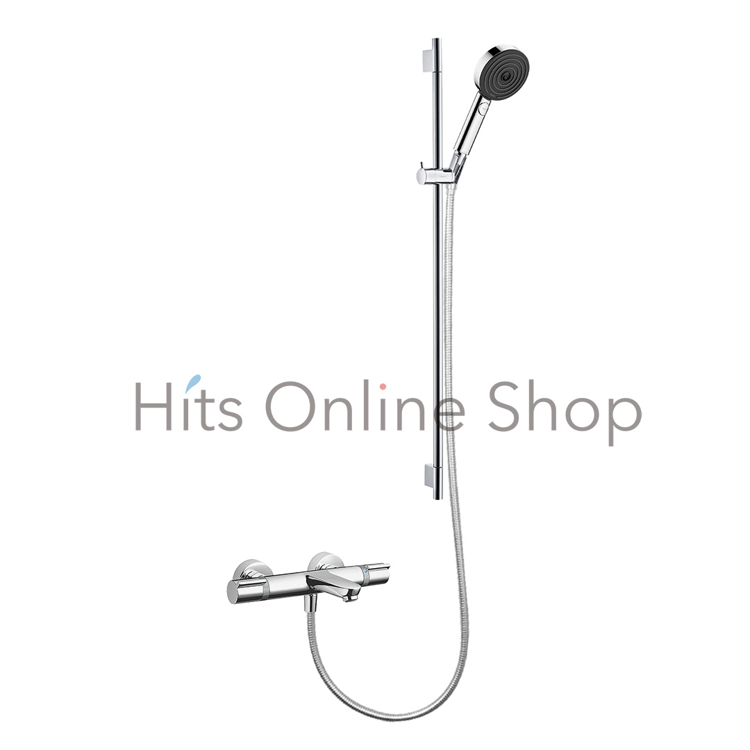 パルシファイ セレクトS ハンドシャワー+ベルソスタット バスサーモスタット露出型 混合水栓 スパウト付セット