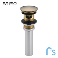 BRIZO プッシュ式ポップアップ排水金具(オーバーフロー付き)