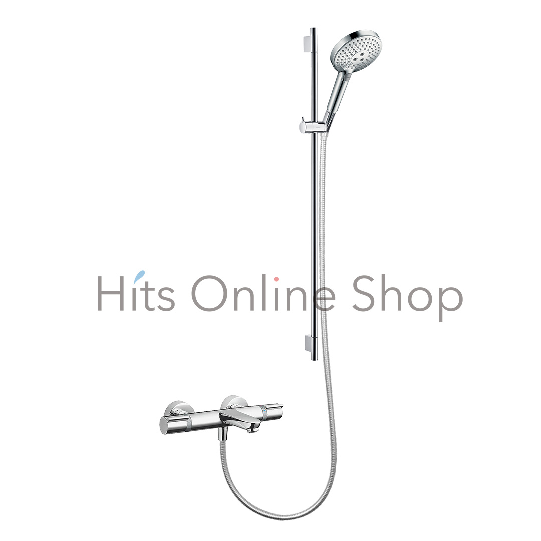 レインダンス セレクトS ハンドシャワー 120 3ジェット+ベルソスタット バスサーモスタット露出型 混合水栓 スパウト付セット